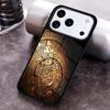 Mayan Calendar Wood Pattern Phone Case for iPhone 17 16 15 Pro Max Air 14 13 12 11 Plus Shockproof Capa Cover