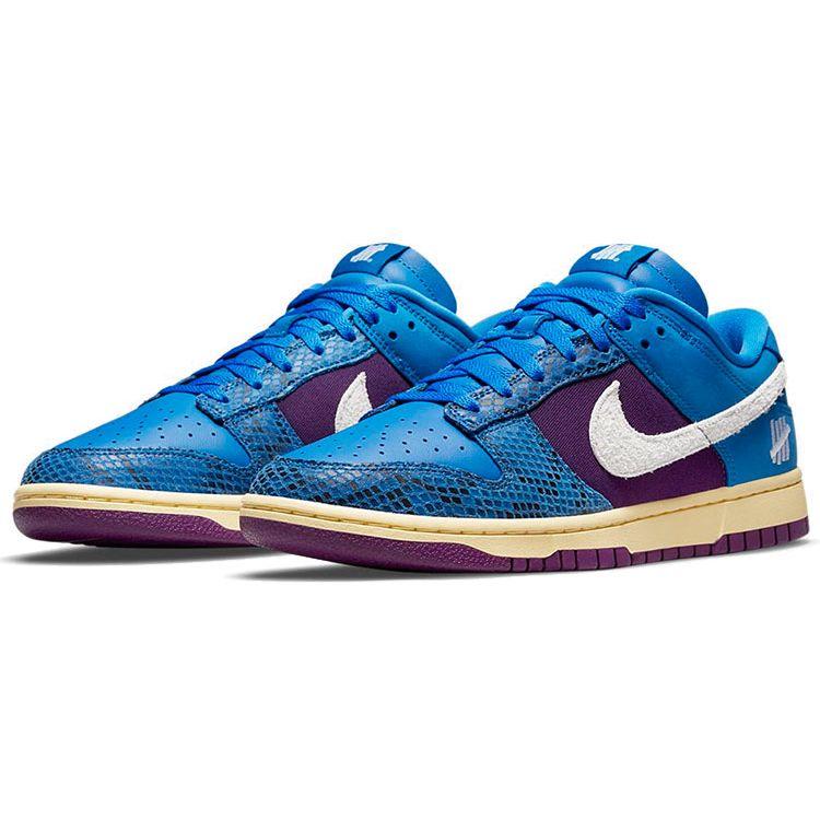Undefeated x Nike Dunk Low SP 5 On It Унисекс Кроссовки Синий Сигнально-синий Белый DH6508-400