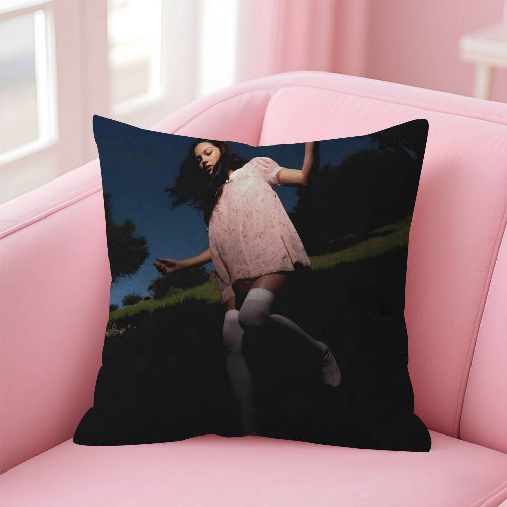 Singer Drop Dead Music Pillow Covers Cartoon Sofa Decorative Home Doublesided Printing Short Plush Cute Cushion Cover