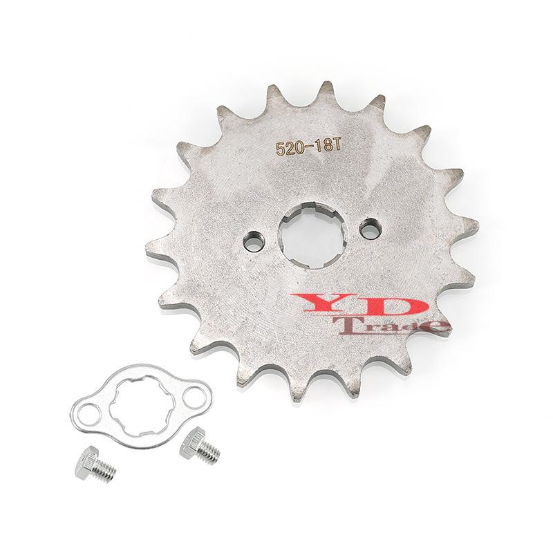 ATV Beach Car Off-Road Motorcycle Gear Sprocket 520 Цепь (10-22Т)