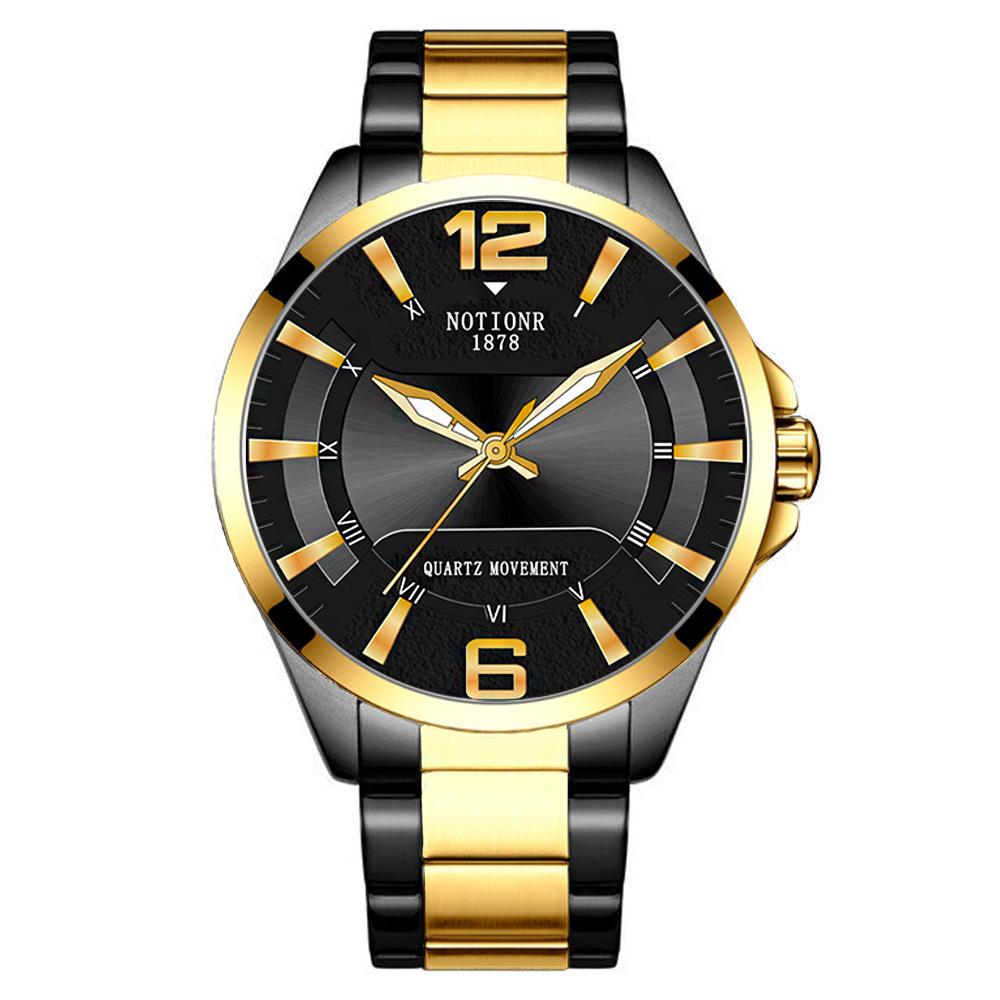 Luxury Fashion Men's Watch Simple Men's Watch Quartz Watch Stainless Steel Watch Casual Sports Men's watch