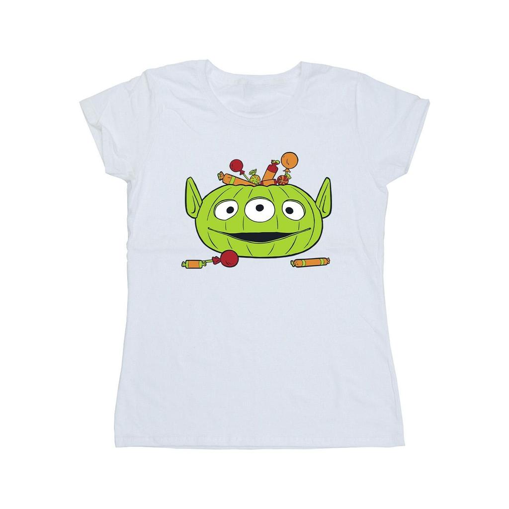 Toy Story Женская/дамская футболка Alien Pumpkin Basket из хлопка на Хэллоуин