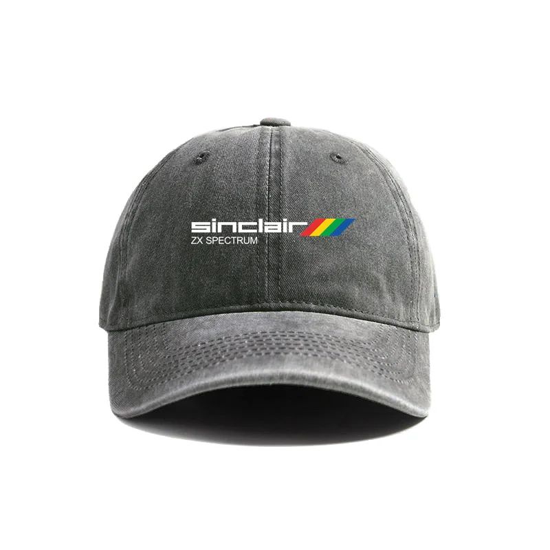 2025 Sinclair ZX Spectrum Бейсболки Потертые Кепки Кепка Мужчины Женщины Ретро Уличные Летние Регулируемая Кепка Уличная Защита от Солнца