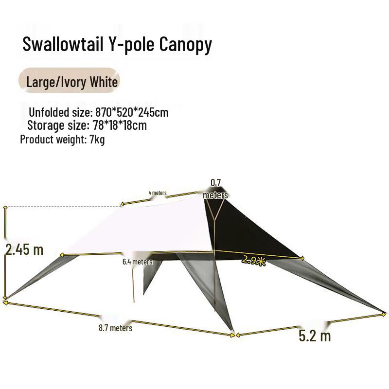 Instant Outdoor Camping Sunshade Canopy