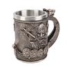 Кружка для пива Viking Vintage, большая емкость, нержавеющая сталь, кружка, смоляные украшения для пива