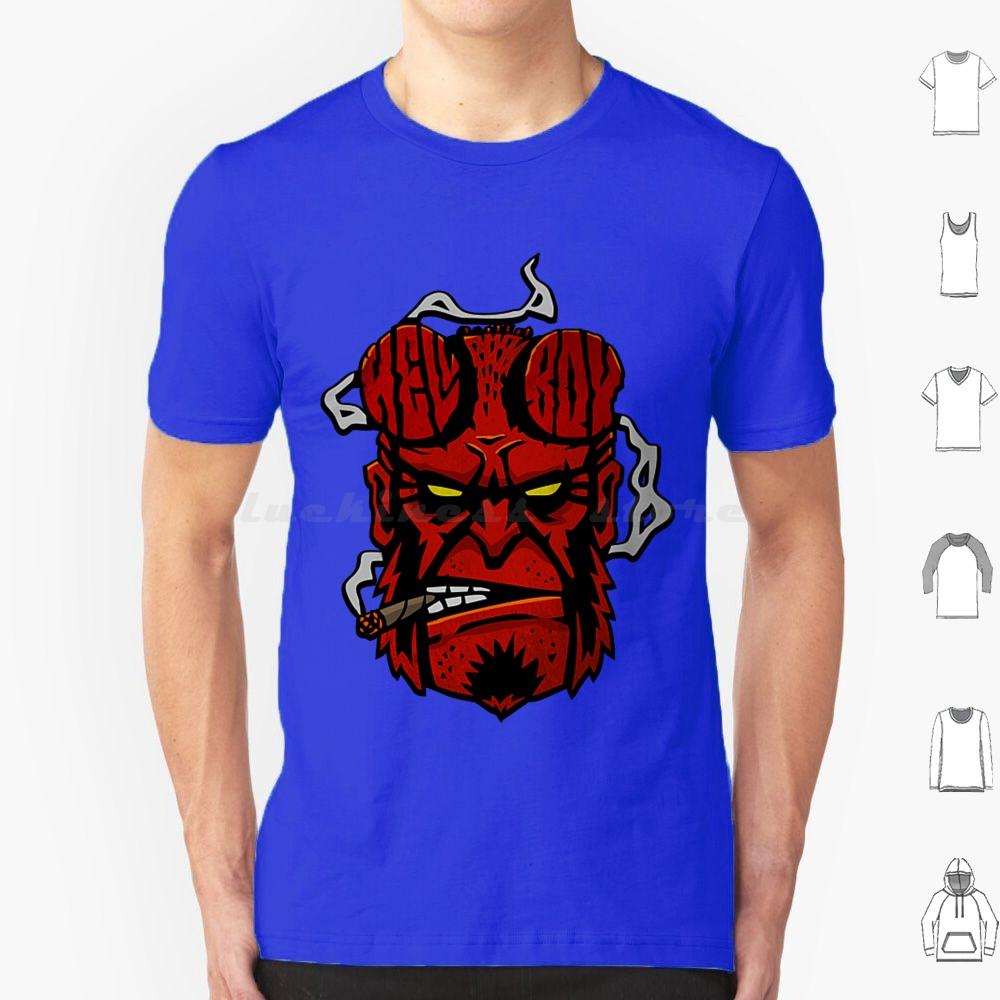 Hellboy T Shirt Cotton Men Women DIY Print Hellboy Comic Books Comics Halloween Hellboy 2 Hellboyanimated Hellboy Comic