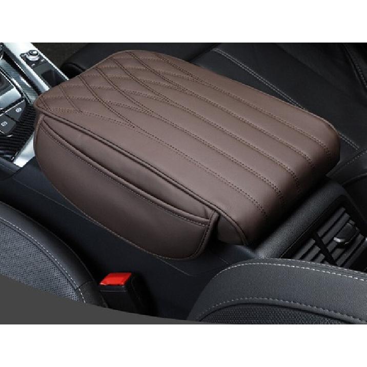 Car Armrest Cushion Cover Leather Center Console Box Pad Protector Accessories