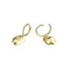 Boucles d'oreilles Luxenter Midnak en argent 925 et plaqué or 18k