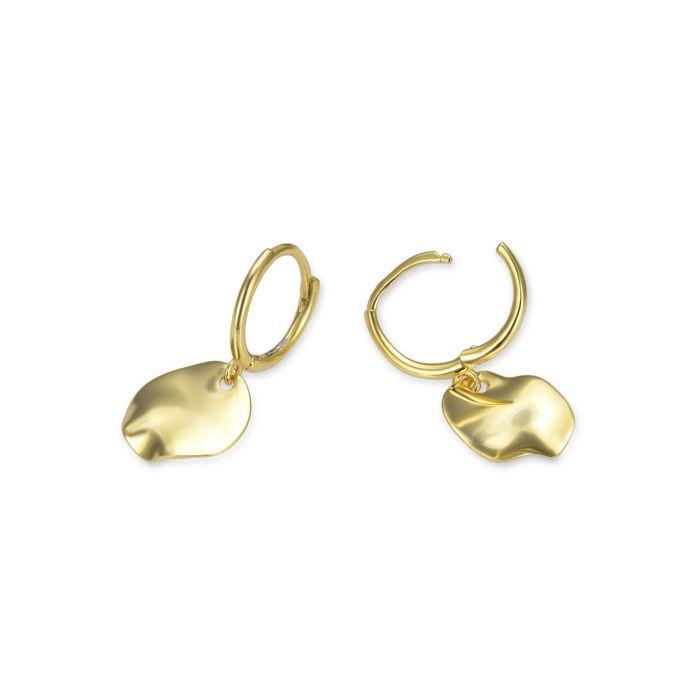 Boucles d'oreilles Luxenter Midnak en argent 925 et plaqué or 18k