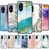 Закаленное Стекло Чехол для Poco X7 Pro Задняя Крышка ПК Жесткие Ударопрочные Чехлы для Xiaomi PocoX7 Pro Funda Мраморная Текстура Модный Coque