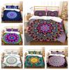 Luxury Household Bedding Bohemian Printed Quilt Cover and Pillowcase Comfortable Household Quilt Cover Set