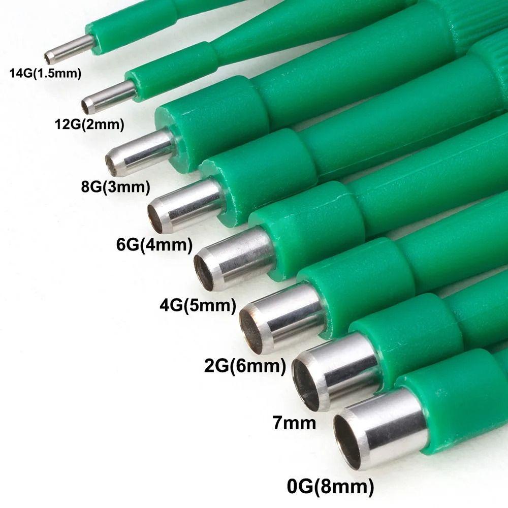 Stainless Steel Body Piercing Tool Ear Stud Dermal Piercing Tool Dermal Puncher Jewelry Tool