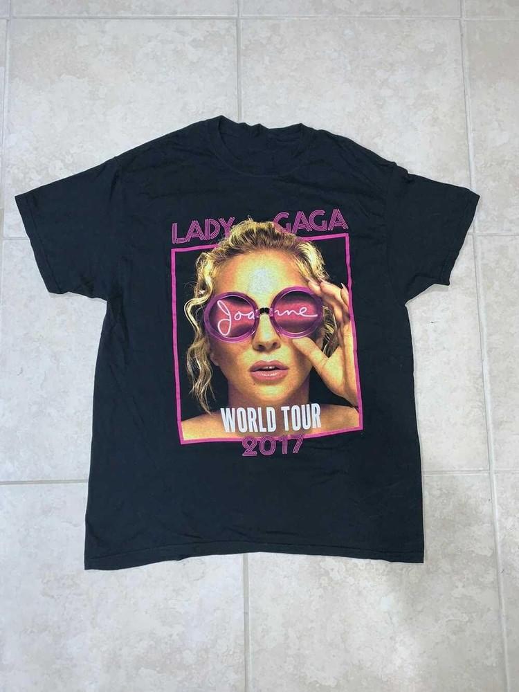 Винтажная футболка унисекс 2017 года Lady Gaga Joanne Tour Подарок для фаната S-5XL M443 Футболка унисекс