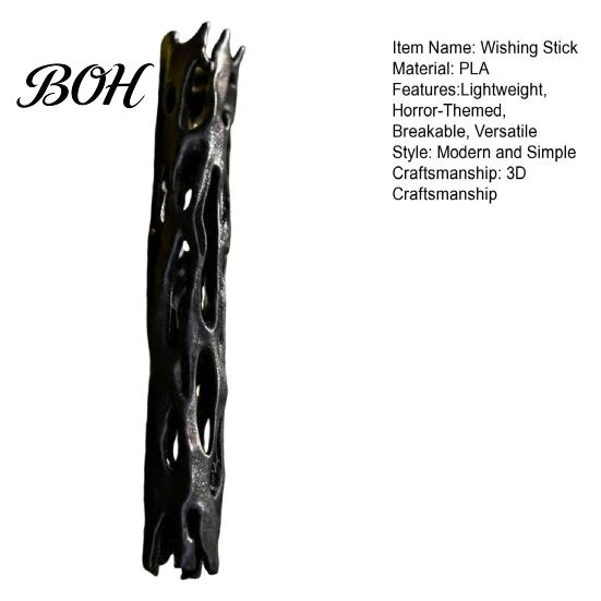 Wish-Making Snap Stick One Wish Willow Stick, Wishing Breakable Magic Charm, Creepy Decor for Haunted House & Film Memorabilia Display Vintage