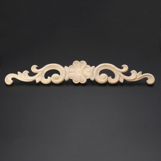 Деревянная резная угловая аппликация в европейском стиле, дверная мебель, декор шкафа