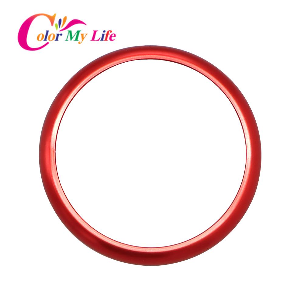 Car Control Multimedia Knob Button Decorative Cover Trim Ring Sticker for BMW 5 Series G30 G38 X3 G01 X4 G02