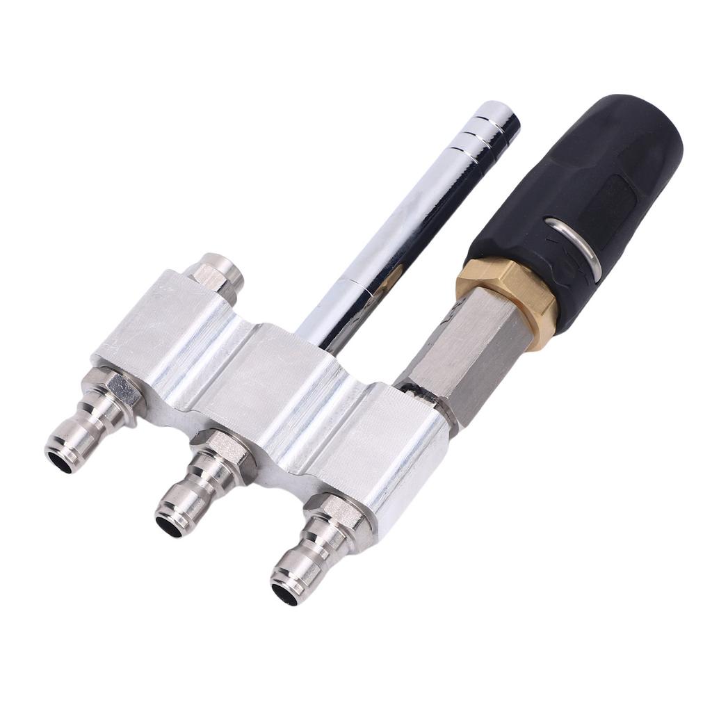 Регулируемый набор насадок для мягкой мойки 3 в 1 14-дюймовая поворотная насадка с длинным соплом для подачи мыла 060 градусов для