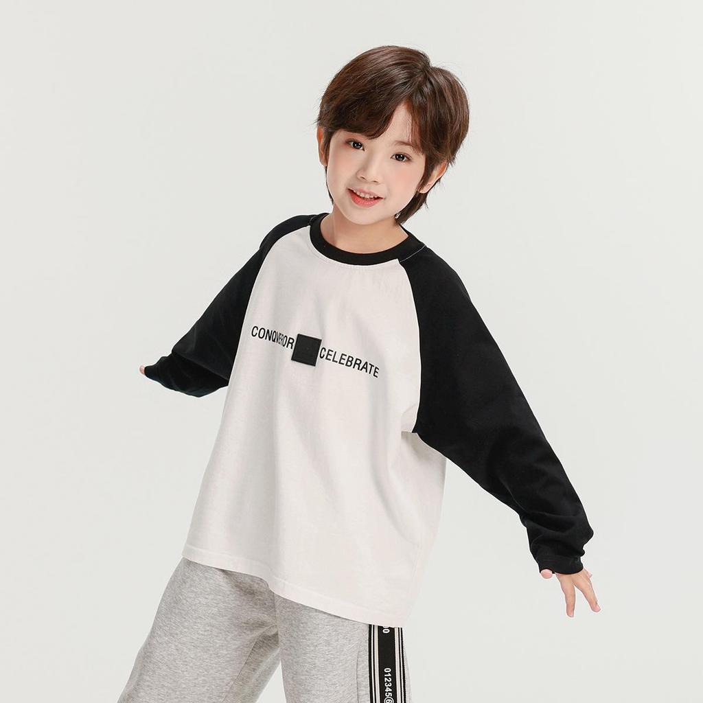 Autumn 2025 Boys' Long-Sleeve Cotton T-Shirt - Fairy Tale Memory Collection