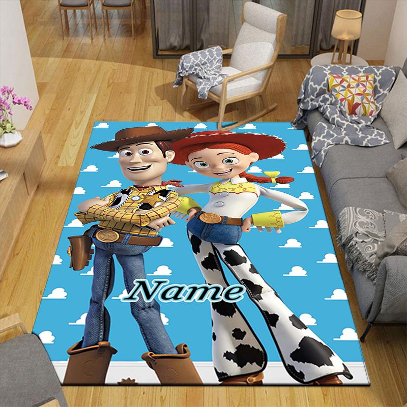 Custom 1Pc Cowboy Cowgirl Adventure Rug Office Carpet Indoor Outdoor Entrance Doormat Nonslip Soft And Comfortable Living Room D916317