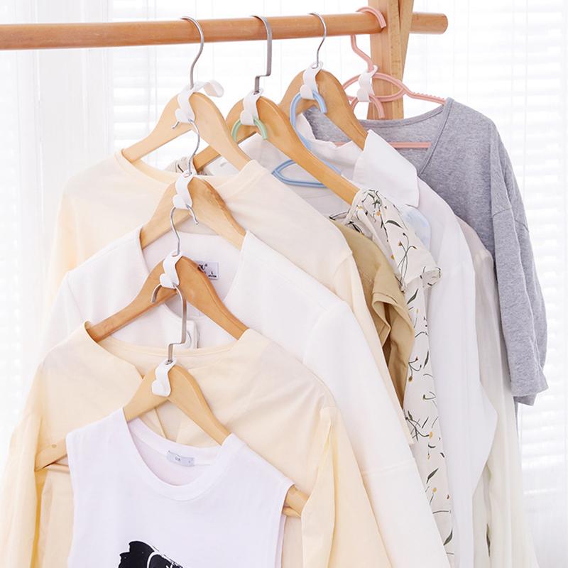 5/10/20 шт. Волшебная вешалка для экономии места, толстый пластиковый шкаф для хранения, тандемная пряжка, крючок для хранения, соединительный крючок S-образной формы