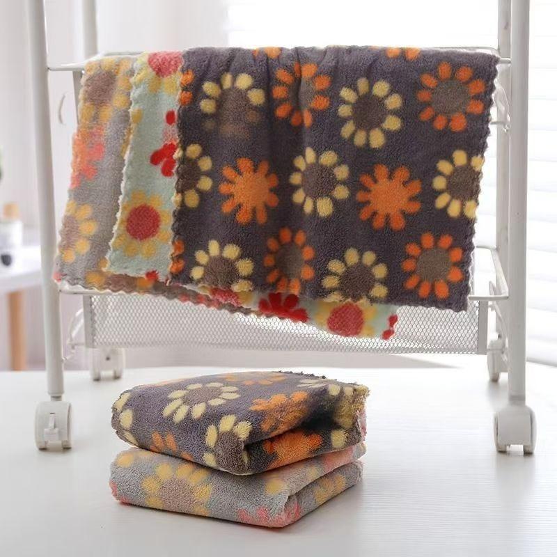 Ультрамягкие богемные полотенца с подсолнухами, полотенца для рук, кухонные тряпки, которые быстро сохнут и впитывают воду