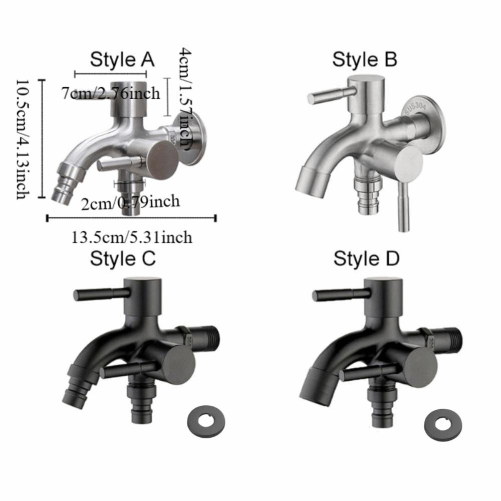 Устойчивый к ржавчине Двухвыходной Садовый Кран Антисептический Садовый Водопроводный Кран Ирригация