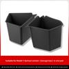 LUCKEASY For Tesla Model Y Car Rear Trunk Storage Box Organizing Tidying Storage Box Auto Interior Accessories 2022-2024