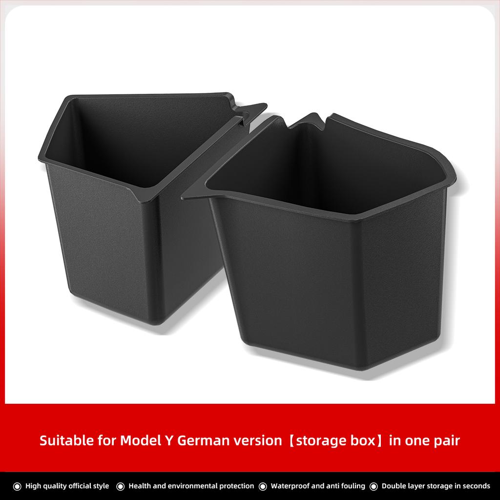 LUCKEASY For Tesla Model Y Car Rear Trunk Storage Box Organizing Tidying Storage Box Auto Interior Accessories 2022-2024