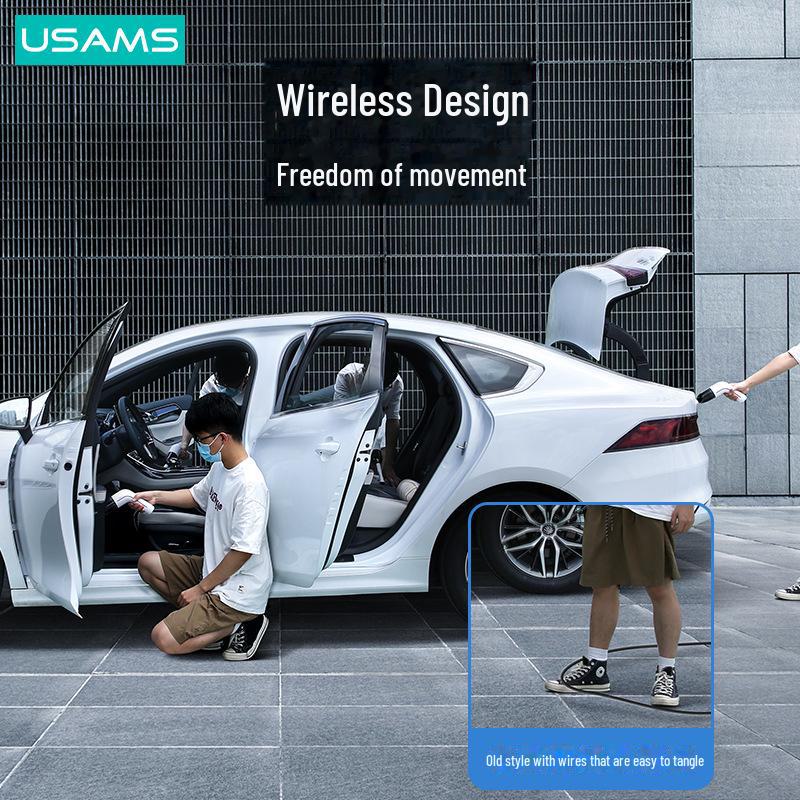 Беспроводной ручной пылесос USAMS 5500 Па для автомобиля и дома