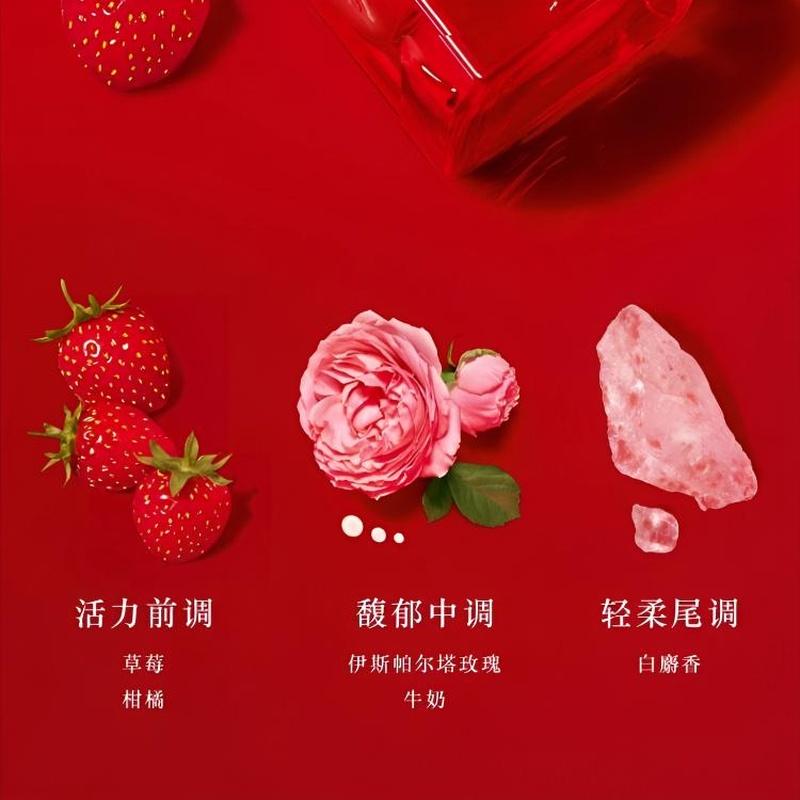 Armani Red Si Love Парфюмерная вода Thrilling Edition Цветочный и фруктовый Ваниль EDP Клубничное молоко Цитрусовые / 30 мл