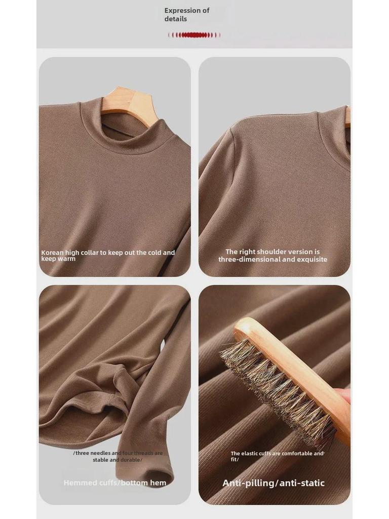 Мужская термобельё из бархата со средней горловиной, с инфракрасным подогревом и гиалуроновой кислотой