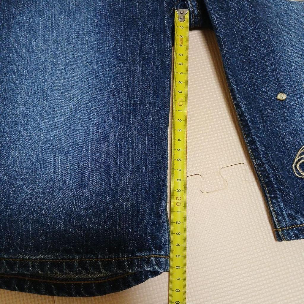 Used Goldfish Embroidery Denim Karaku Tamashii
