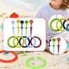Игра для детей «Бросание колец», головоломка, интерактивная, восприятие цвета, 5 метаний, метание и