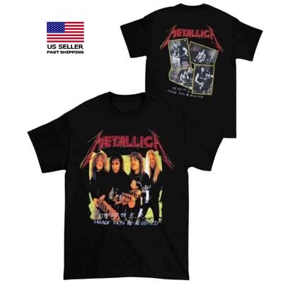 Новая одежда Metallica Garage Days Фото Хэви-метал группа Футболка badhabitmerch Унисекс Футболка