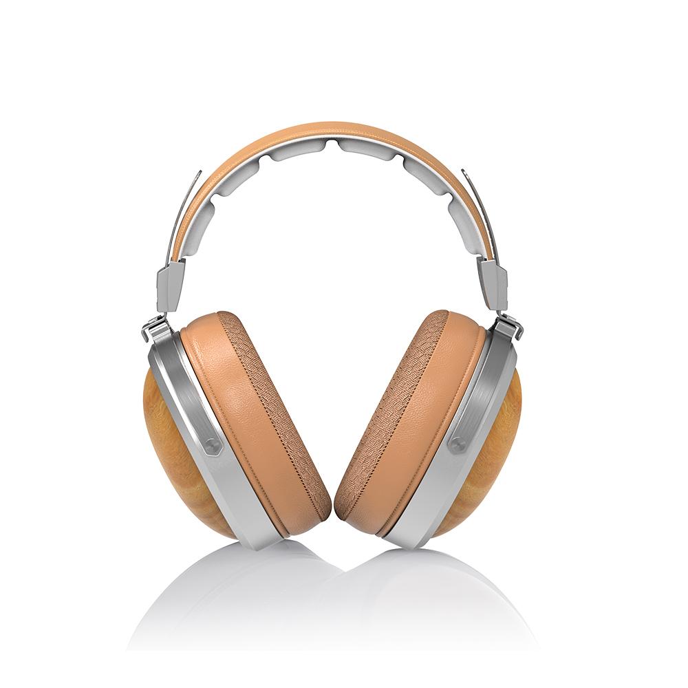 FiiO FT1 Closed-Back Over-Ear Nanowood Fiber Composite Diaphragm Wired Hi-Fi Headphones, American Black Wood Ear Cups for Studio