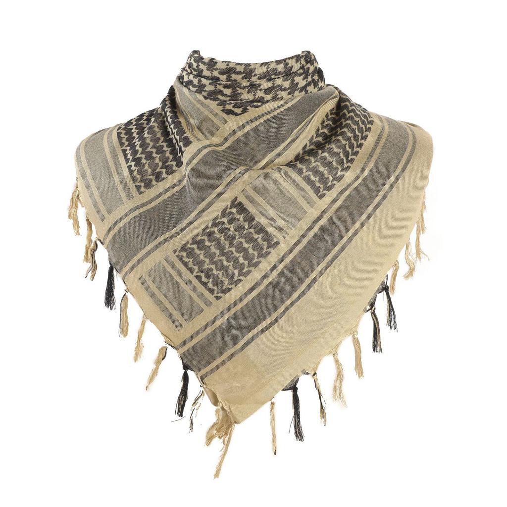 Stylish Shemagh Scarf Soft Jacquard Palestine Arab Shawl for Men Women Lightweight Arabian Dubai Headwrap Desert Scarf