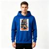Anime Demon Slayer Characters Print Men's Pullover Hoodie Casual Long Sleeve Sweatshirt