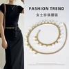 Pearl Waist Chain Women's Sweet Decorative Tassel Belt Dress Accessories Simple Style Pearl Hanging Summer Waist Chain Accessories