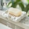 Soap Holder for Bathroom Cheese Shaped Box, 3D Printed Draining Holder, Creative Storage Shower Tray Family Hotel Sink Non Slip