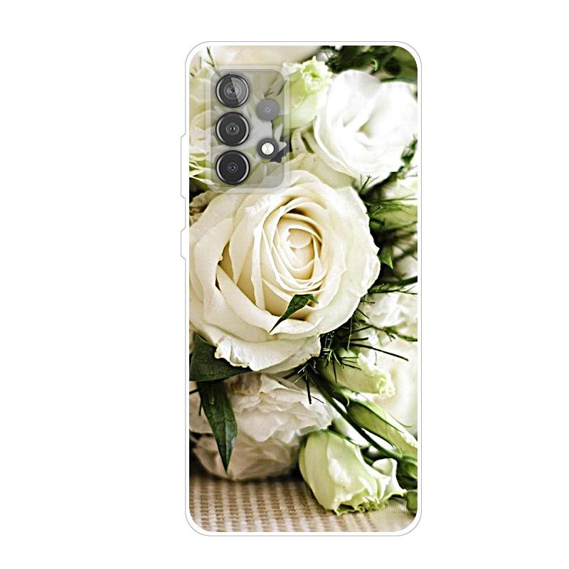 Для Samsung Galaxy A52 5G Чехол Мягкий силиконовый ТПУ Задняя крышка Для Samsung A52 5G 2021 Чехлы для телефона A52 A 52 5G A526B Coque Shell