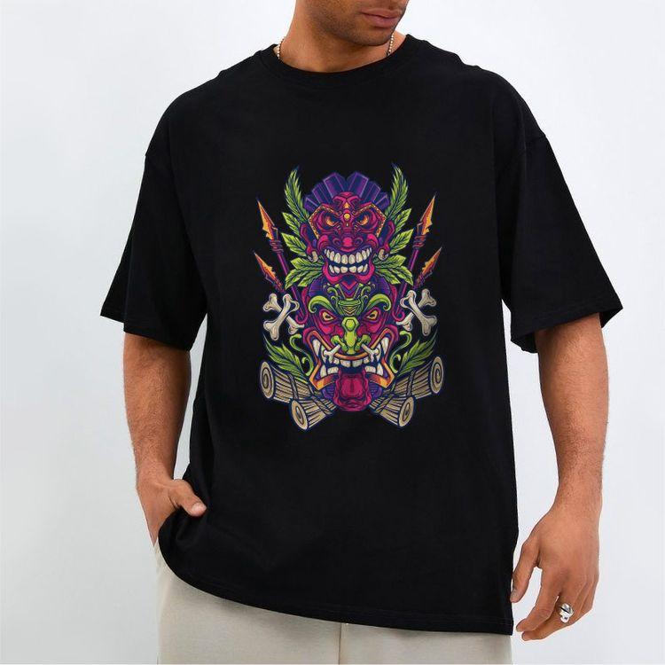 250g pure cotton Unisexs summer round neck tshirt with loose shoulder and short sleeved casual Tshirt