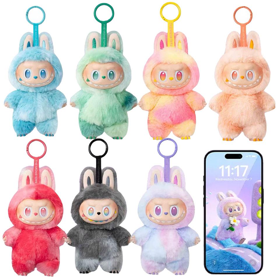 Labubu The Monsters 3.0 Виниловый плюшевый кулон Блайнд бокс Милый Лабубу Коробка-сюрприз Подарок на день рождения Плюшевая игрушка Купить дешево