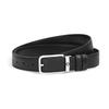 Montblanc Прямоугольный ремень с пряжкой-пином, двусторонний, из кожи