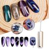 Heart Magnet Set Nail Art Tool with Y-Shaped Guide Magnetic Rods Cat Eyes Effect Professional Nail Design Kit for Home Salon