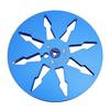 Empty Tape Reel 14 7in Sound Recording 8 Hole Aluminum Alloy for ReVox Opening Machine Parts Blue