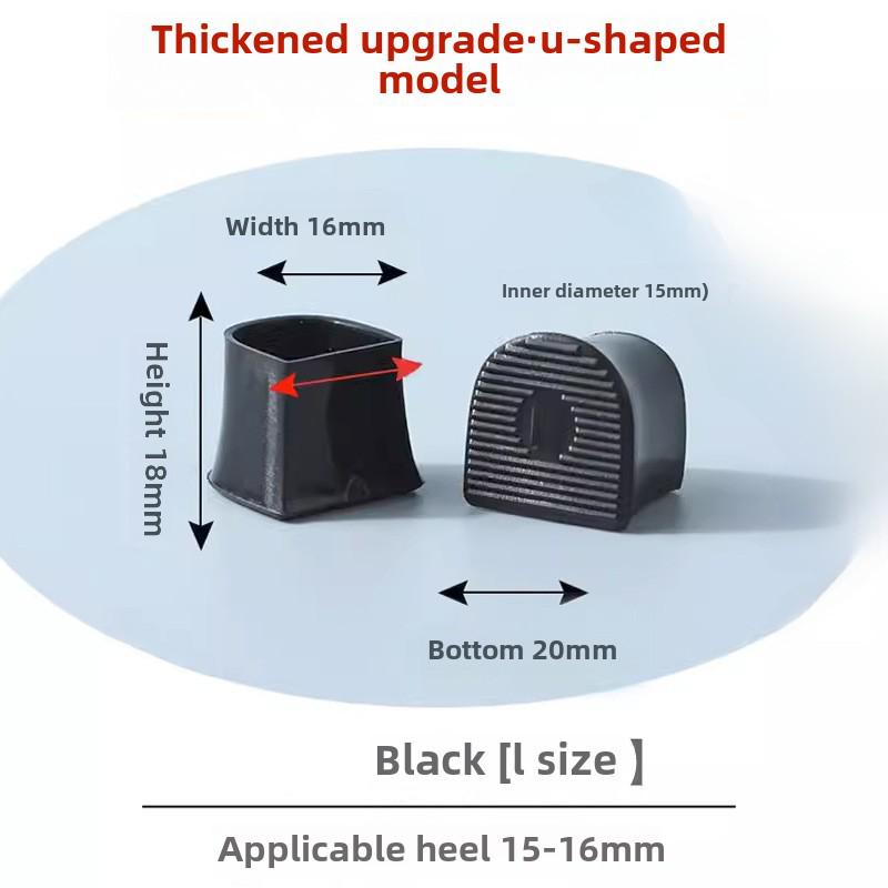 Silent Anti-Slip Stiletto Heel Protectors: Mute, Wear-Resistant Pads for Women's High Heels