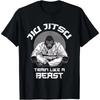 Train Like A Beast Jiu Jitsu, BJJ Grappling MMA T-Shirt Graphic T Shirts Men Clothing Tops Camisetas