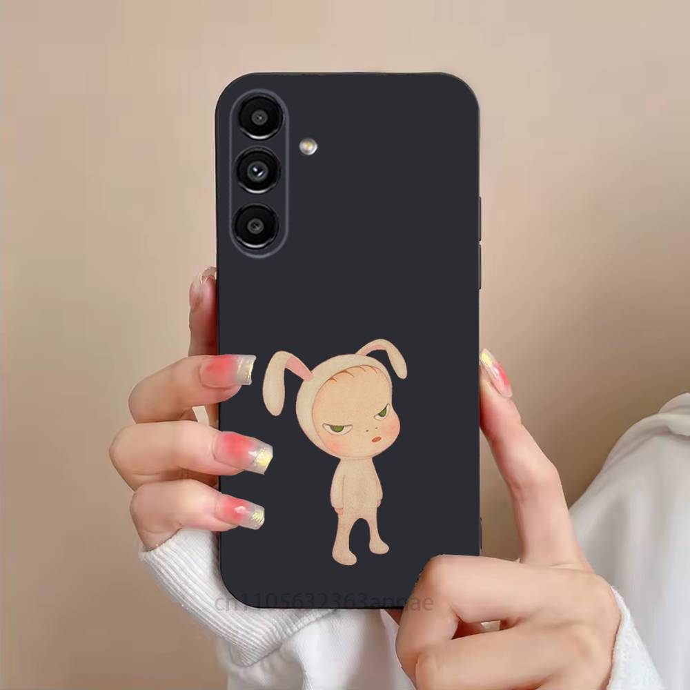 Y-Yoshitomos Art N-Nara Phone Case For Samsung Galaxy S21 22 23 24 S25 Ultra PlusS20 FE S10 Plus Cover Funda