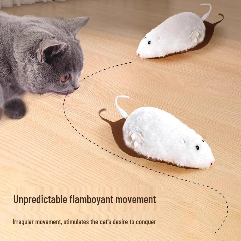 Двухцветная электрическая игрушка для котенка, чтобы развеять скуку