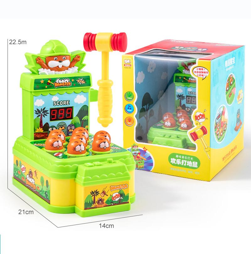 Mini Whack A Mole Game,Hammering Toys,Mini Electronic Arcade Game for Toddlers Ages 3 and Up,Developmental Game Interactive Toy Gift for Boys Girls